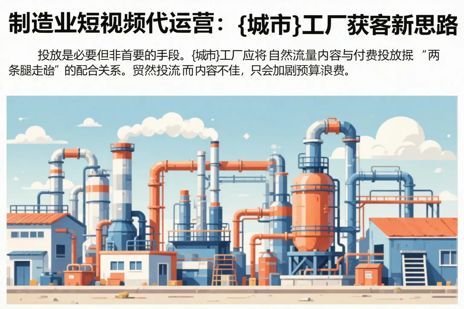 制造业短视频代运营:龙潭工厂获客新思路